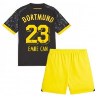 Borussia Dortmund Emre Can #23 Bortedraktsett Barn 2023-24 Kortermet (+ Korte bukser)